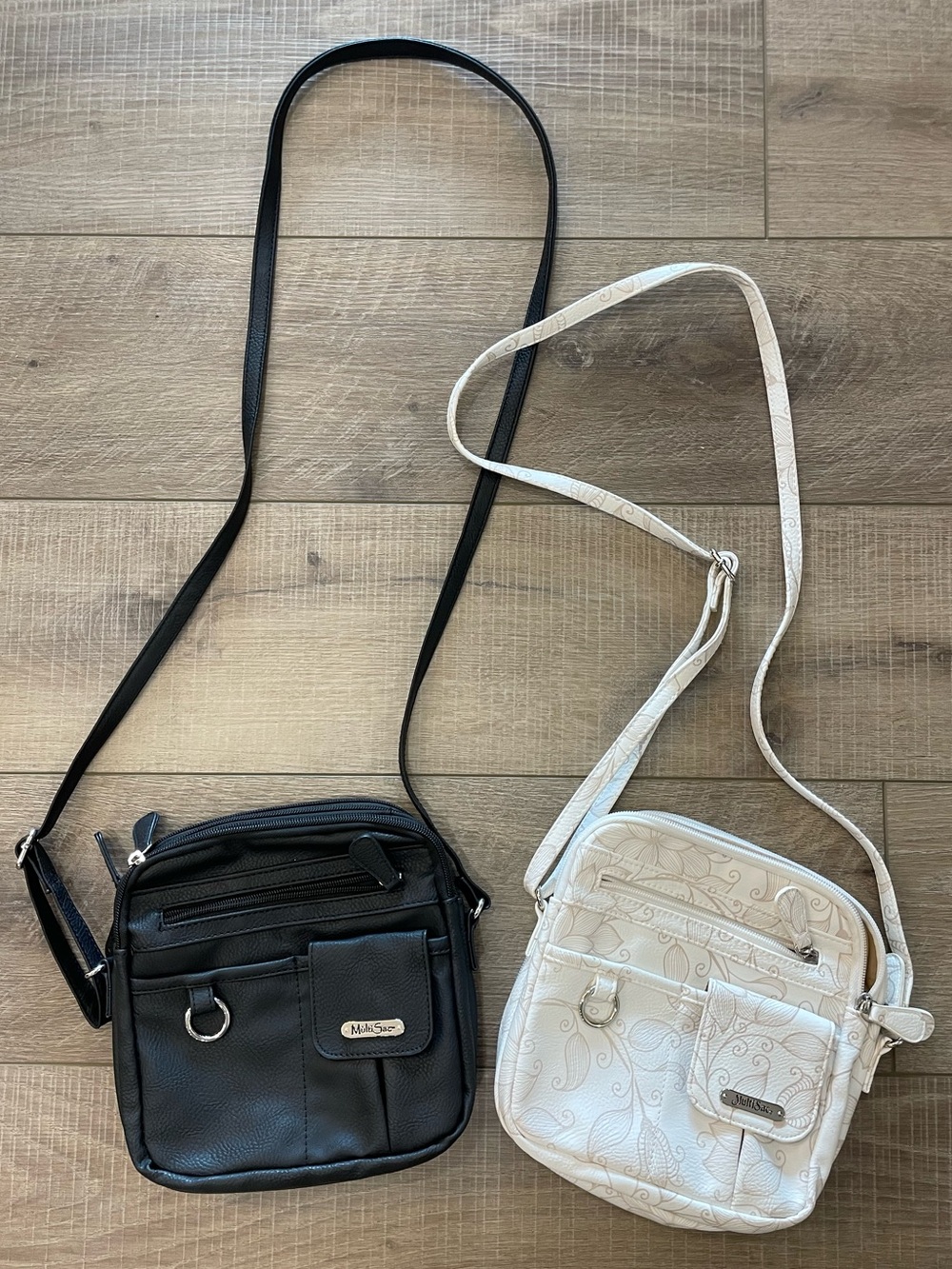 Everyday Two-Piece MultiSac Crossbody Set — Black & Cream